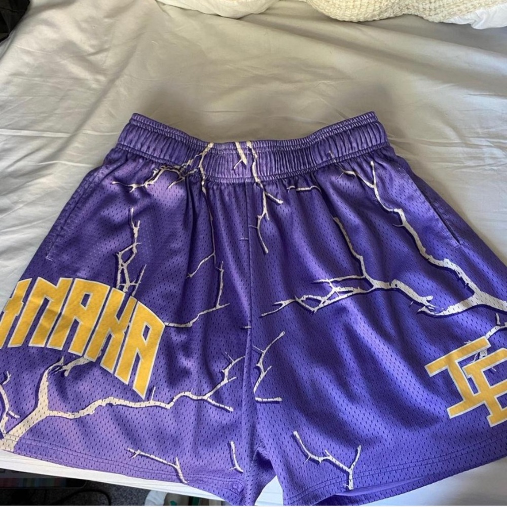 Inaka Power Purple Athletic Shorts
